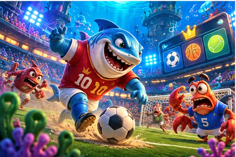 Shark footballer scoring at the Spinbob sportsbook